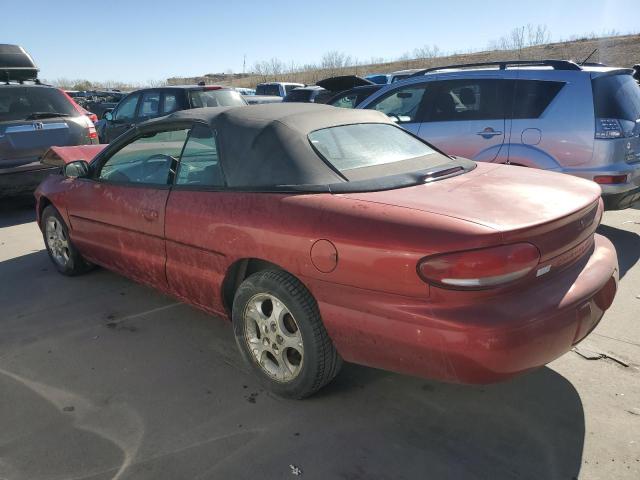 3C3EL55H0YT258305 - 2000 CHRYSLER SEBRING JXI RED photo 2