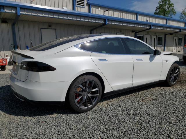 5YJSA1CN8DFP23685 - 2013 TESLA MODEL S WHITE photo 3