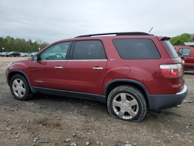 1GKER33758J129609 - 2008 GMC ACADIA SLT-2 RED photo 2