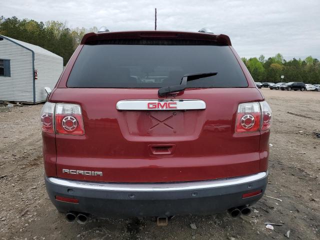 1GKER33758J129609 - 2008 GMC ACADIA SLT-2 RED photo 6