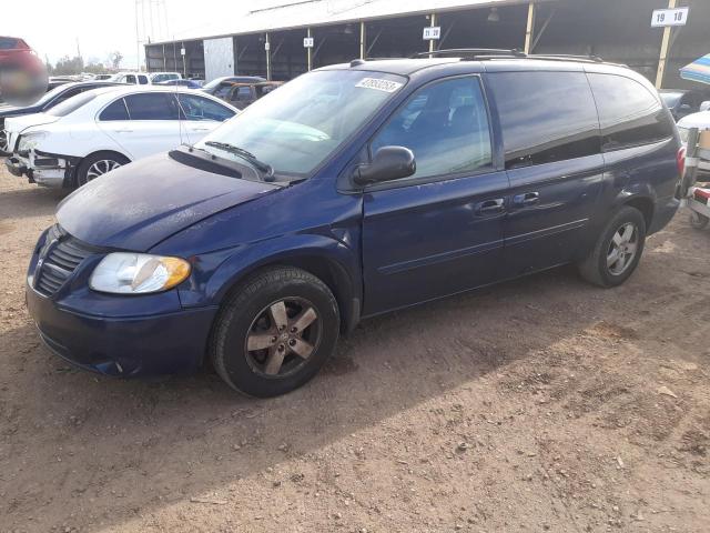 2D8GP44L15R529770 - 2005 DODGE GRAND CARA SXT BLUE photo 1