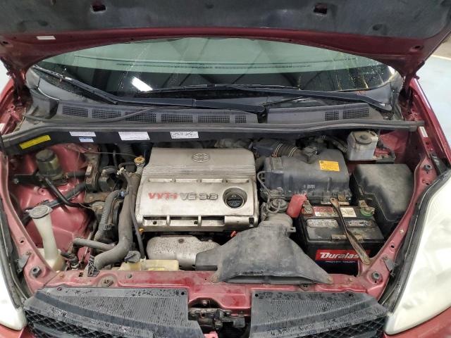 5TDBA23CX4S004244 - 2004 TOYOTA SIENNA LE RED photo 12