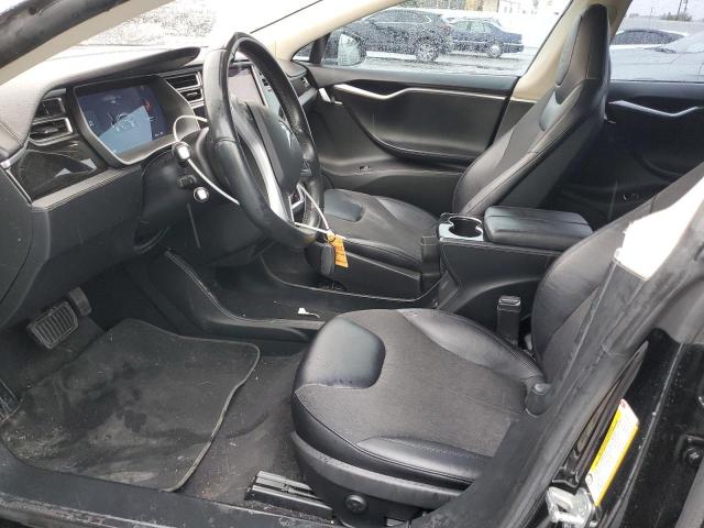 5YJSA1S14EFP52567 - 2014 TESLA MODEL S BLACK photo 7