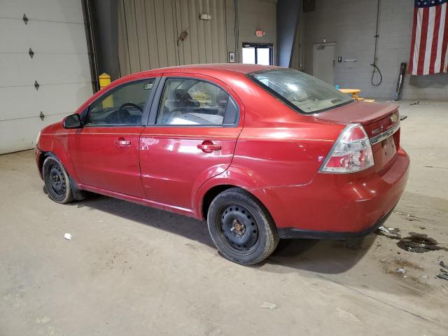 KL1TG5DE4BB117557 - 2011 CHEVROLET AVEO LT RED photo 2