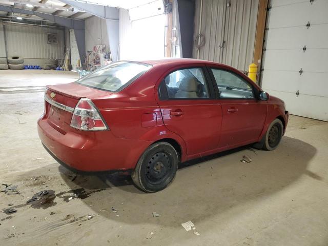 KL1TG5DE4BB117557 - 2011 CHEVROLET AVEO LT RED photo 3