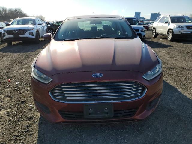 3FA6P0G79ER194436 - 2014 FORD FUSION S RED photo 5
