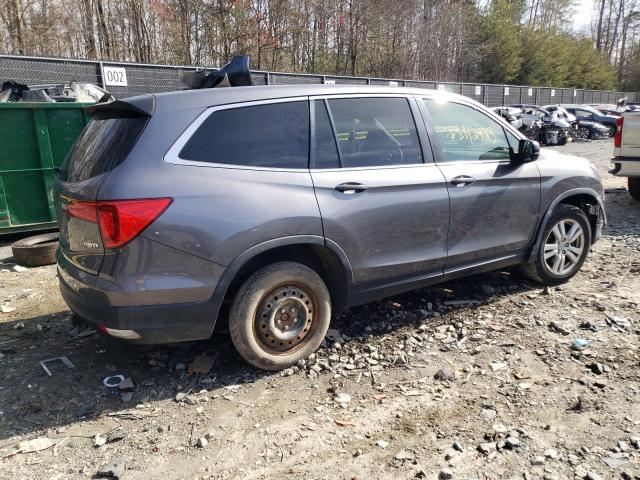 5FNYF6H13GB089043 - 2016 HONDA PILOT LX GRAY photo 3