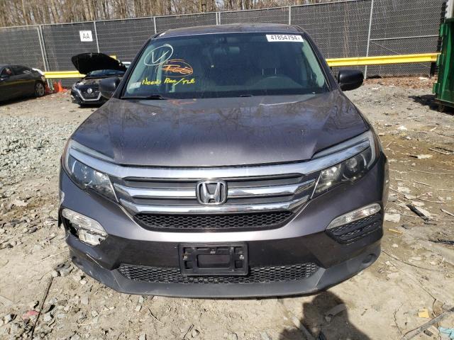 5FNYF6H13GB089043 - 2016 HONDA PILOT LX GRAY photo 5