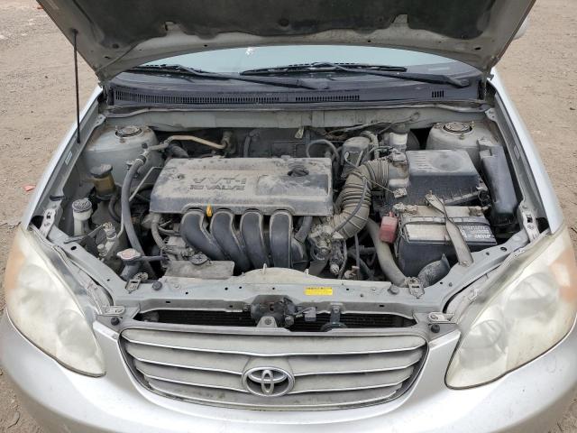 1NXBR32E03Z043349 - 2003 TOYOTA COROLLA CE SILVER photo 11