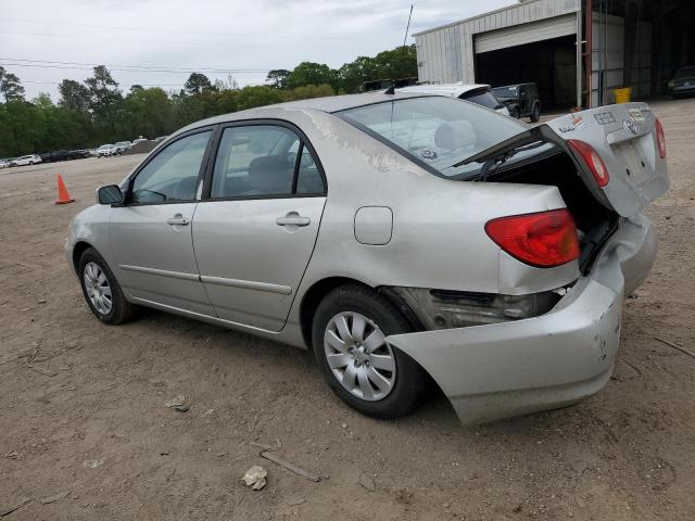 1NXBR32E03Z043349 - 2003 TOYOTA COROLLA CE SILVER photo 2