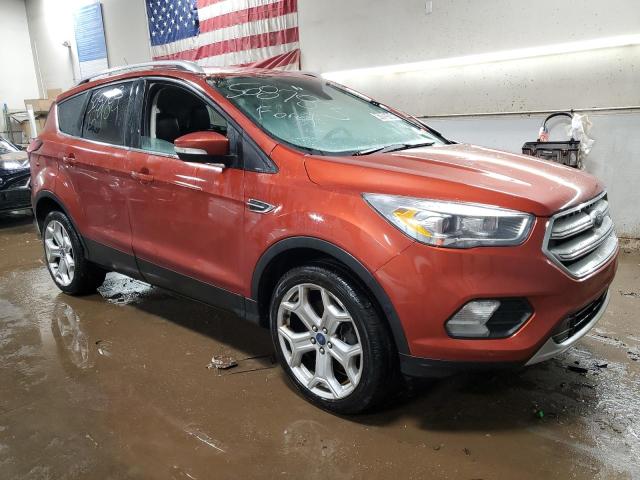 1FMCU9J90KUC50560 - 2019 FORD ESCAPE TITANIUM ORANGE photo 4