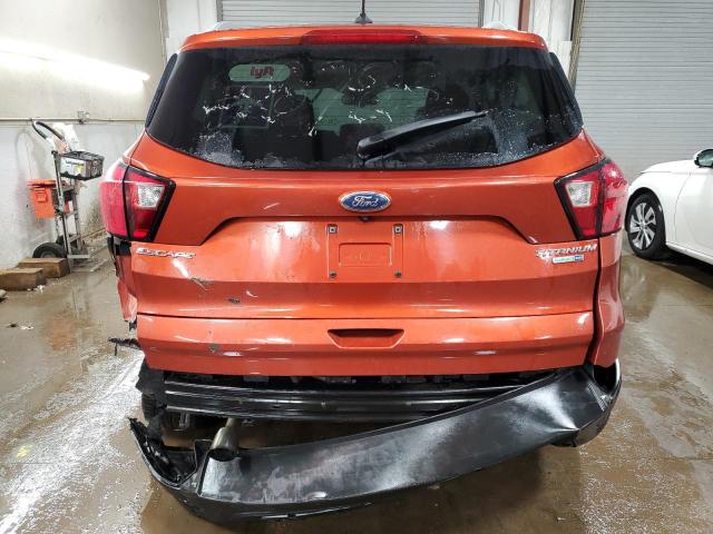 1FMCU9J90KUC50560 - 2019 FORD ESCAPE TITANIUM ORANGE photo 6