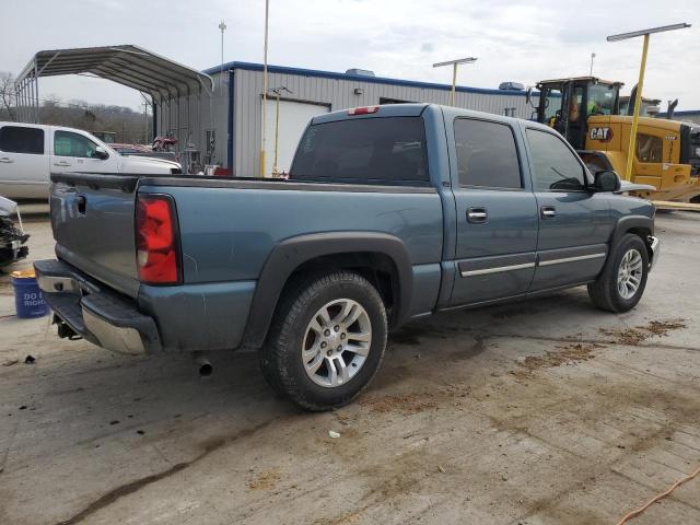 2GCEC13Z771108031 - 2007 CHEVROLET SILVERADO C1500 CLASSIC CREW CAB BLUE photo 3