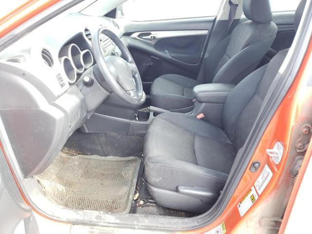 5Y2SP6E86AZ411535 - 2010 PONTIAC VIBE ORANGE photo 7