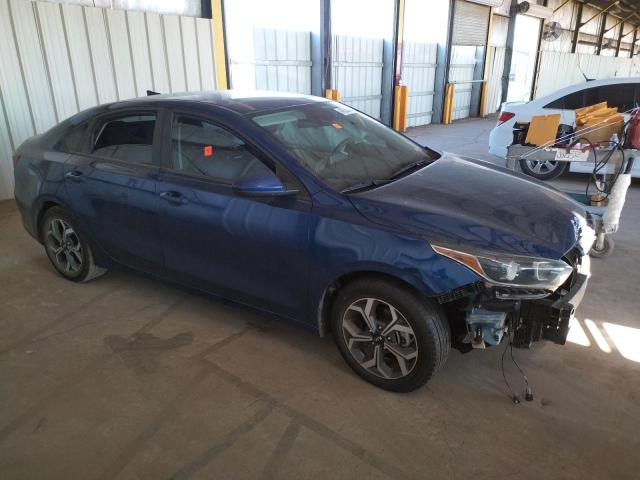 3KPF24AD1LE243910 - 2020 KIA FORTE FE BLUE photo 4