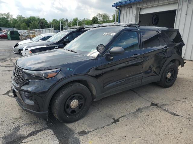 1FM5K8AB2NGA42453 - 2022 FORD EXPLORER POLICE INTERCEPTOR 黑色 照片 1