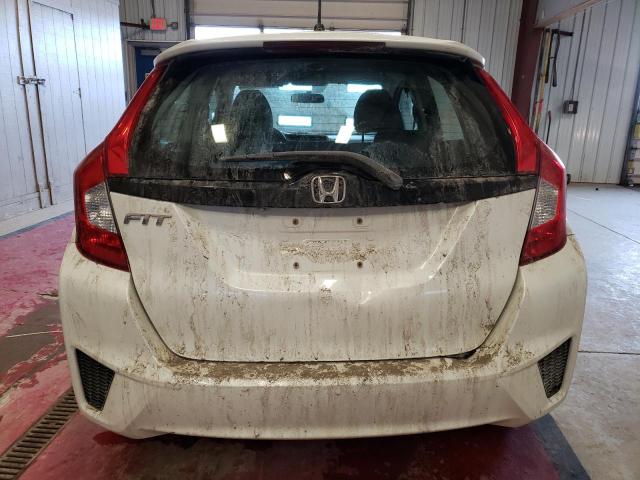 JHMGK5H50GS008022 - 2016 HONDA FIT LX WHITE photo 6