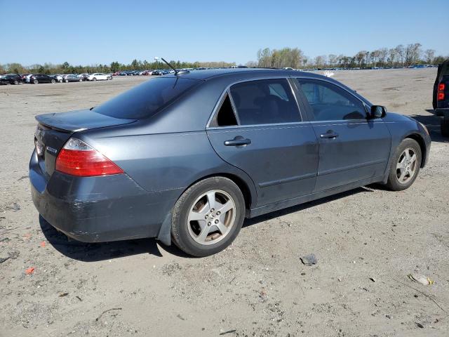 JHMCN36477C001910 - 2007 HONDA ACCORD HYBRID GRAY photo 3