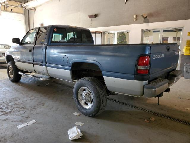 3B7KF23642M293498 - 2002 DODGE RAM 2500 BLUE photo 2