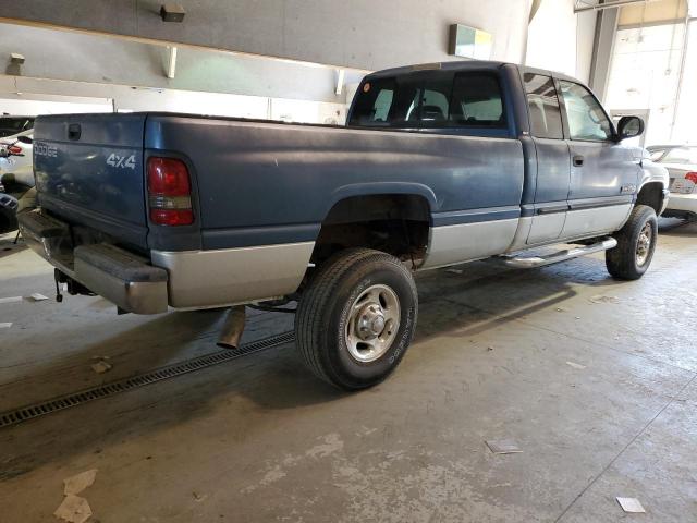 3B7KF23642M293498 - 2002 DODGE RAM 2500 BLUE photo 3