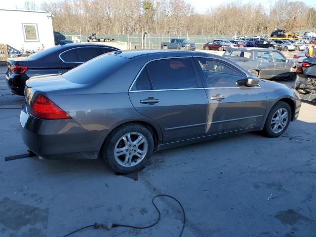 1HGCM56837A079049 - 2007 HONDA ACCORD EX GRAY photo 3