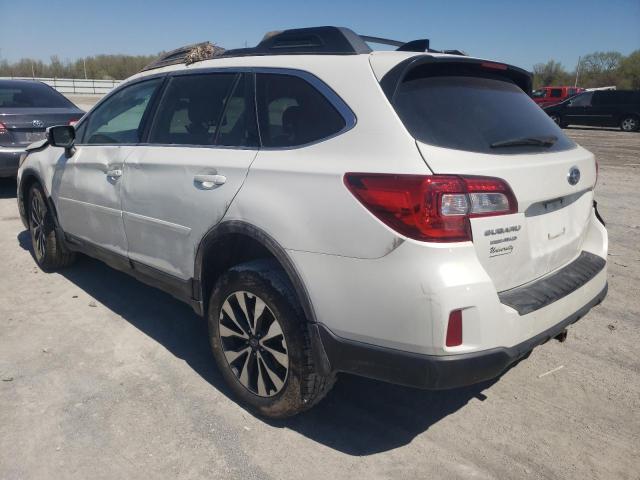 4S4BSENC5G3226087 - 2016 SUBARU OUTBACK 3.6R LIMITED WHITE photo 2