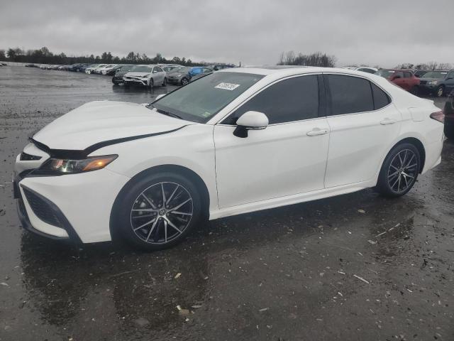 4T1T11AK1PU835748 - 2023 TOYOTA CAMRY SE NIGHT SHADE WHITE photo 1