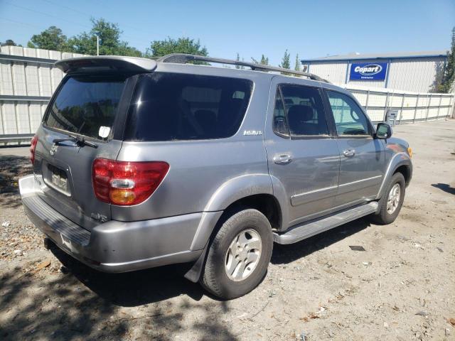 5TDZT38A41S017587 - 2001 TOYOTA SEQUOIA LIMITED SILVER photo 3