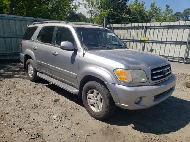 5TDZT38A41S017587 - 2001 TOYOTA SEQUOIA LIMITED SILVER photo 4