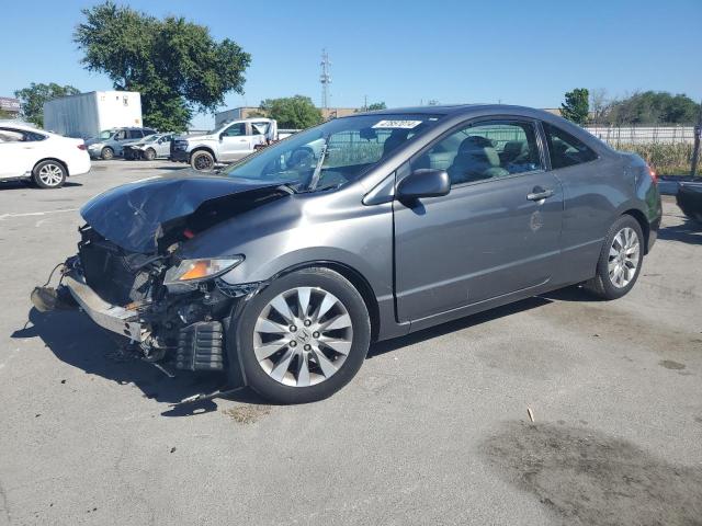 2HGFG1B99AH528982 - 2010 HONDA CIVIC EXL GRAY photo 1