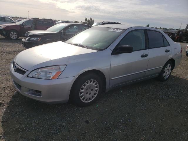 1HGCM56197A221598 - 2007 HONDA ACCORD VALUE SILVER photo 1