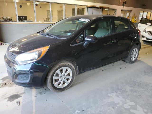 KNADM5A37E6414406 - 2014 KIA RIO LX BLACK photo 1