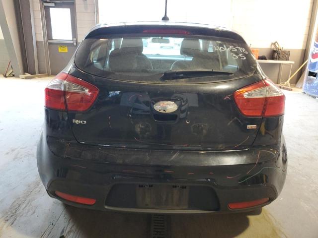 KNADM5A37E6414406 - 2014 KIA RIO LX BLACK photo 6