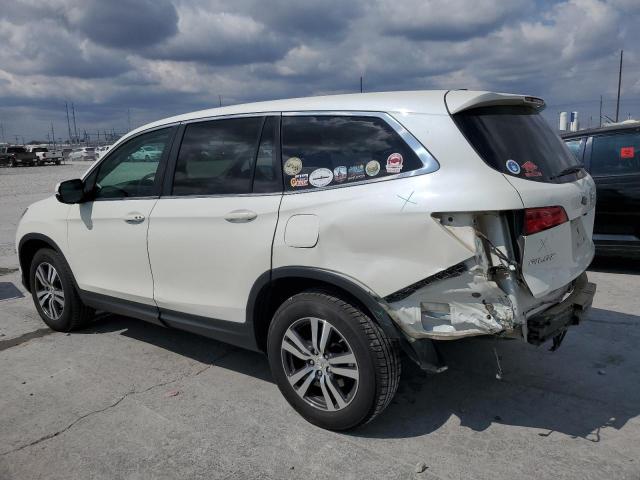 5FNYF5H58HB024509 - 2017 HONDA PILOT EXL WHITE photo 2