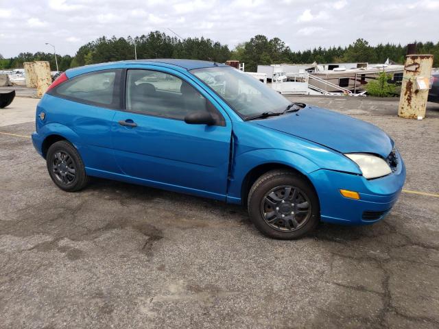 1FAFP31N67W344799 - 2007 FORD FOCUS ZX3 BLUE photo 4