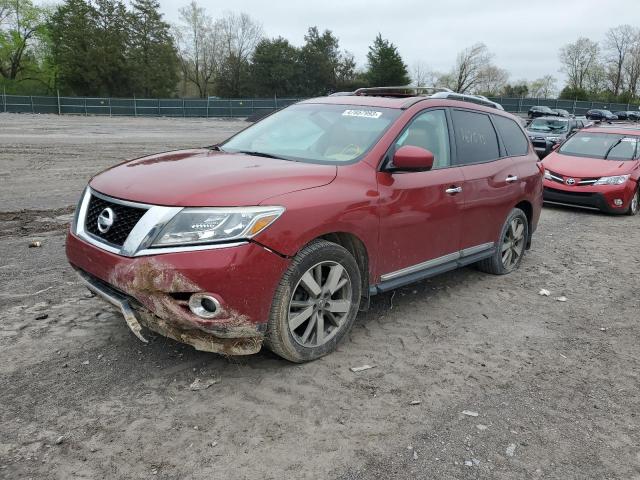 5N1AR2MM0FC622779 - 2015 NISSAN PATHFINDER S RED photo 1