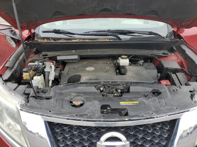 5N1AR2MM0FC622779 - 2015 NISSAN PATHFINDER S RED photo 12