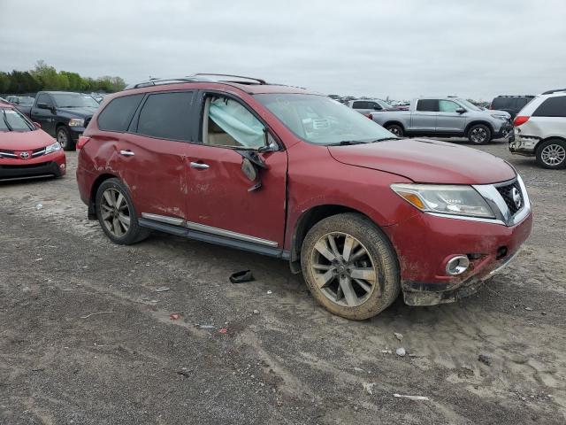 5N1AR2MM0FC622779 - 2015 NISSAN PATHFINDER S RED photo 4