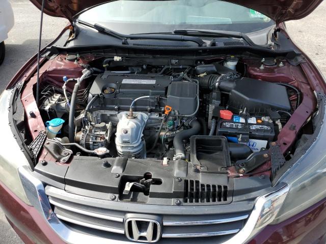 1HGCR2F31EA156907 - 2014 HONDA ACCORD LX BURGUNDY photo 11