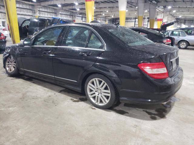 WDDGF54X78R018039 - 2008 MERCEDES-BENZ C300 300 BLACK photo 2