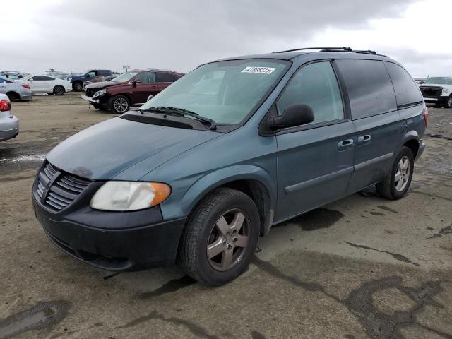 1D4GP45R36B629342 - 2006 DODGE CARAVAN SXT BLUE photo 1