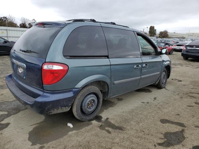 1D4GP45R36B629342 - 2006 DODGE CARAVAN SXT BLUE photo 3