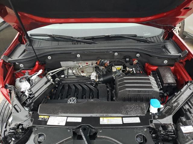 1V2KE2CA8NC225734 - 2022 VOLKSWAGEN ATLAS CROS SE Красный фото 11