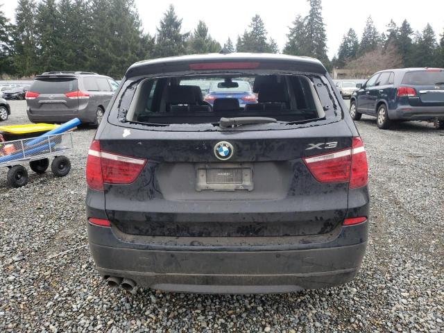 5UXWX5C50BL705214 - 2011 BMW X3 XDRIVE28I BLACK photo 6