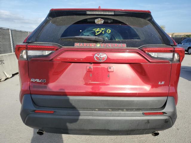 2T3H1RFV4LW067093 - 2020 TOYOTA RAV4 LE RED photo 6