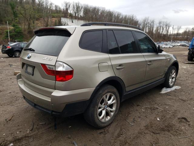 WBXPC9C48AWJ33163 - 2010 BMW X3 XDRIVE30I TAN photo 3