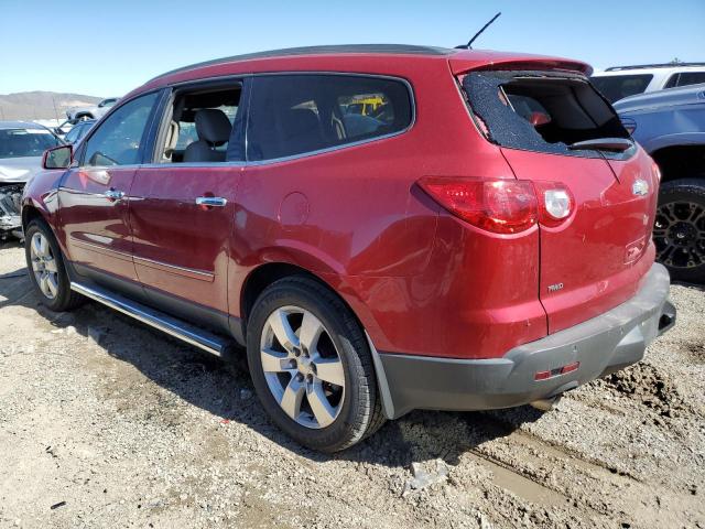 1GNKVLED6CJ331937 - 2012 CHEVROLET TRAVERSE LTZ RED photo 2