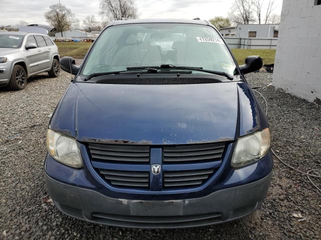 1D4GP25R55B326792 - 2005 DODGE CARAVAN SE BLUE photo 5