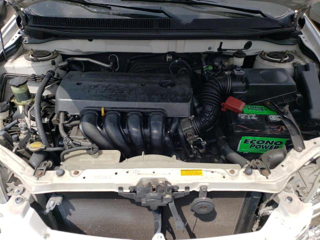 2T1KR32E45C335266 - 2005 TOYOTA COROLLA MA XR WHITE photo 11