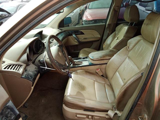 2HNYD284X8H519245 - 2008 ACURA MDX TECHNOLOGY TAN photo 7